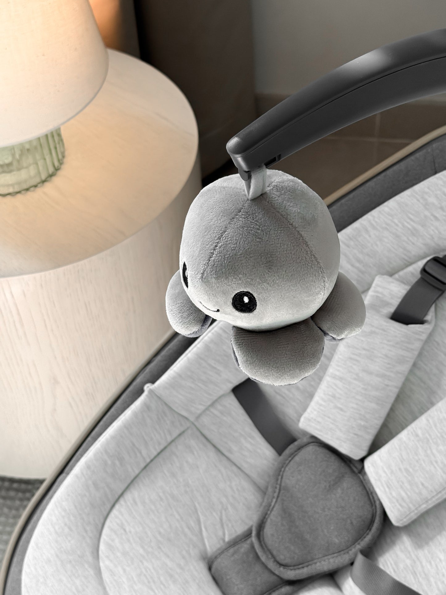 Cozy baby swing 🤍